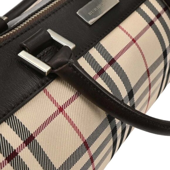 Burberry Beige Burberry Check Handbag - Picture 6 of 11